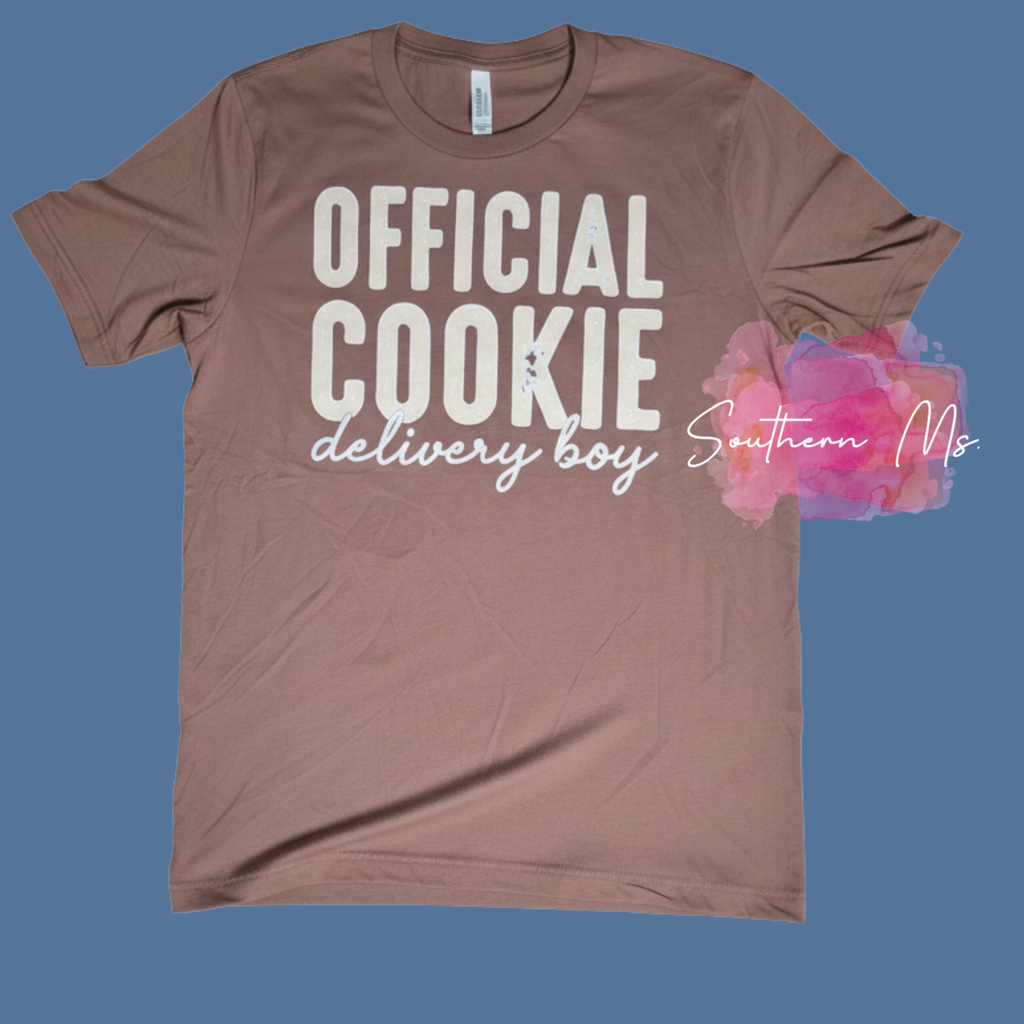 Official Cookie Delivery Boy T-Shirt - Funny Baking Graphic Tee