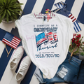 "I Identify As A Conspiracy Theorist" Funny Patriotic T-Shirt