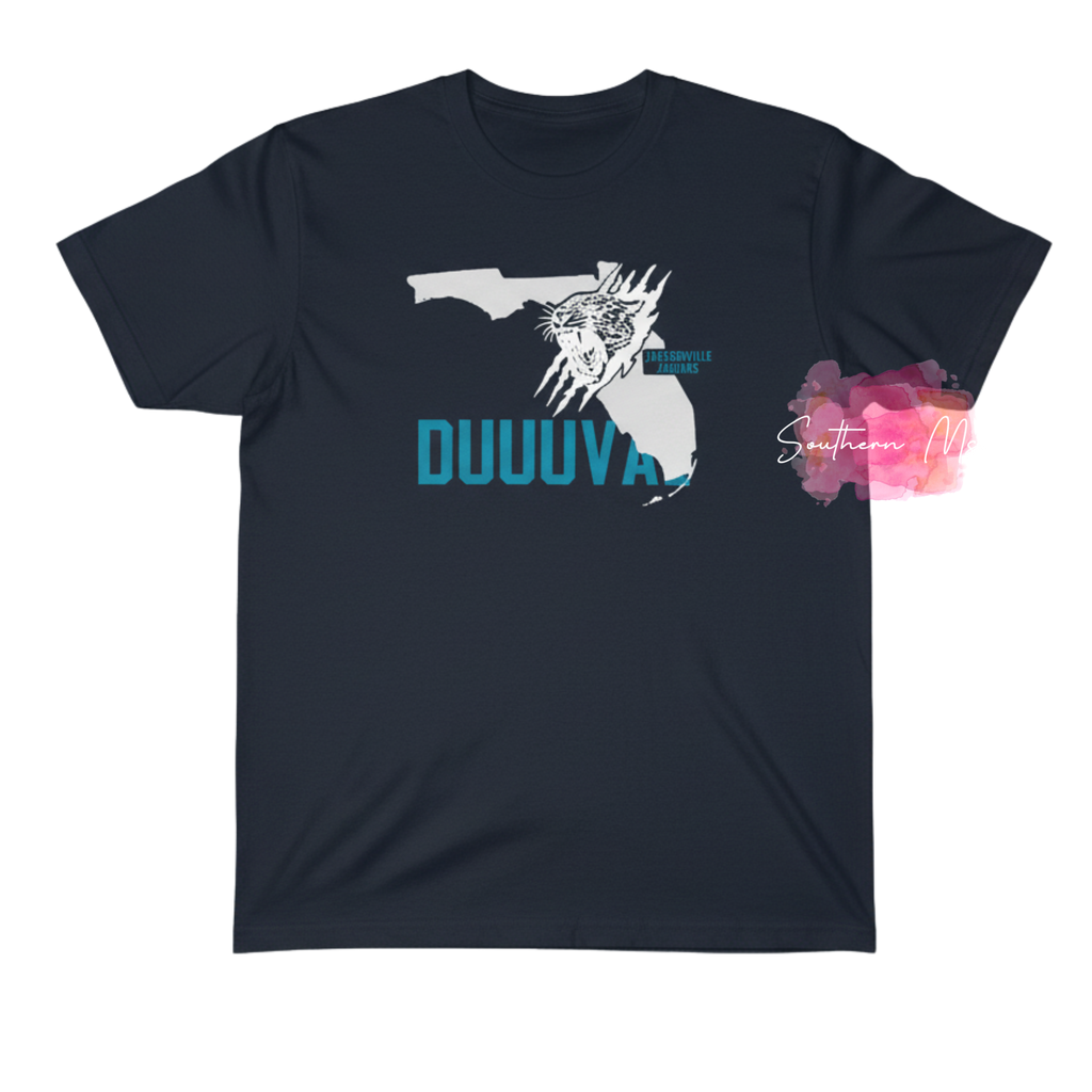 DUUUVAL Florida Pride T-Shirt - Jacksonville Football Fan Apparel