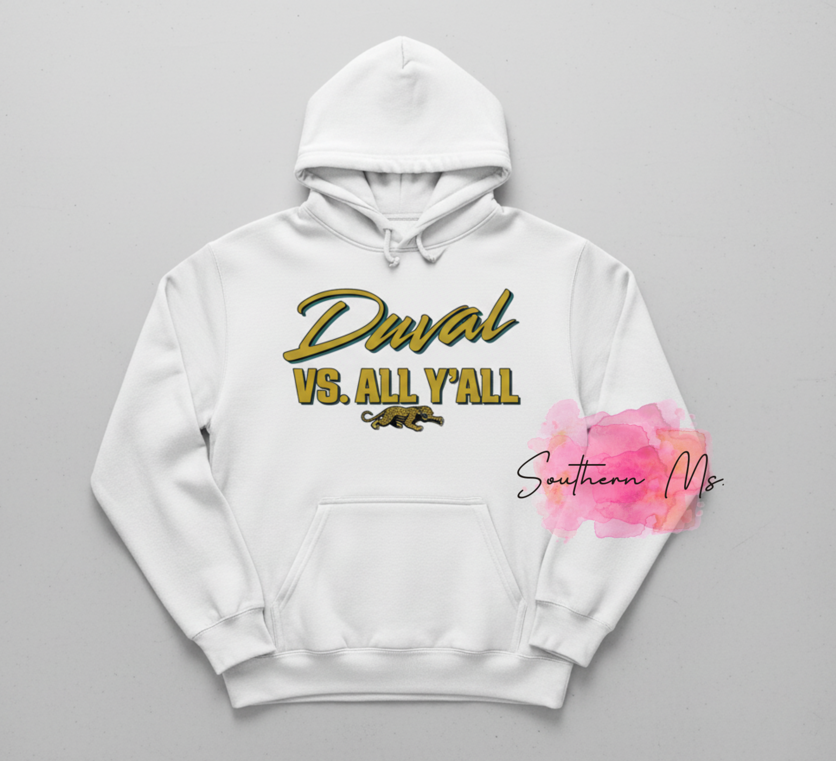 Duval vs All Y’all Hoodie | Jacksonville Football Fan Hoodie | Duval County Pride Sweatshirt