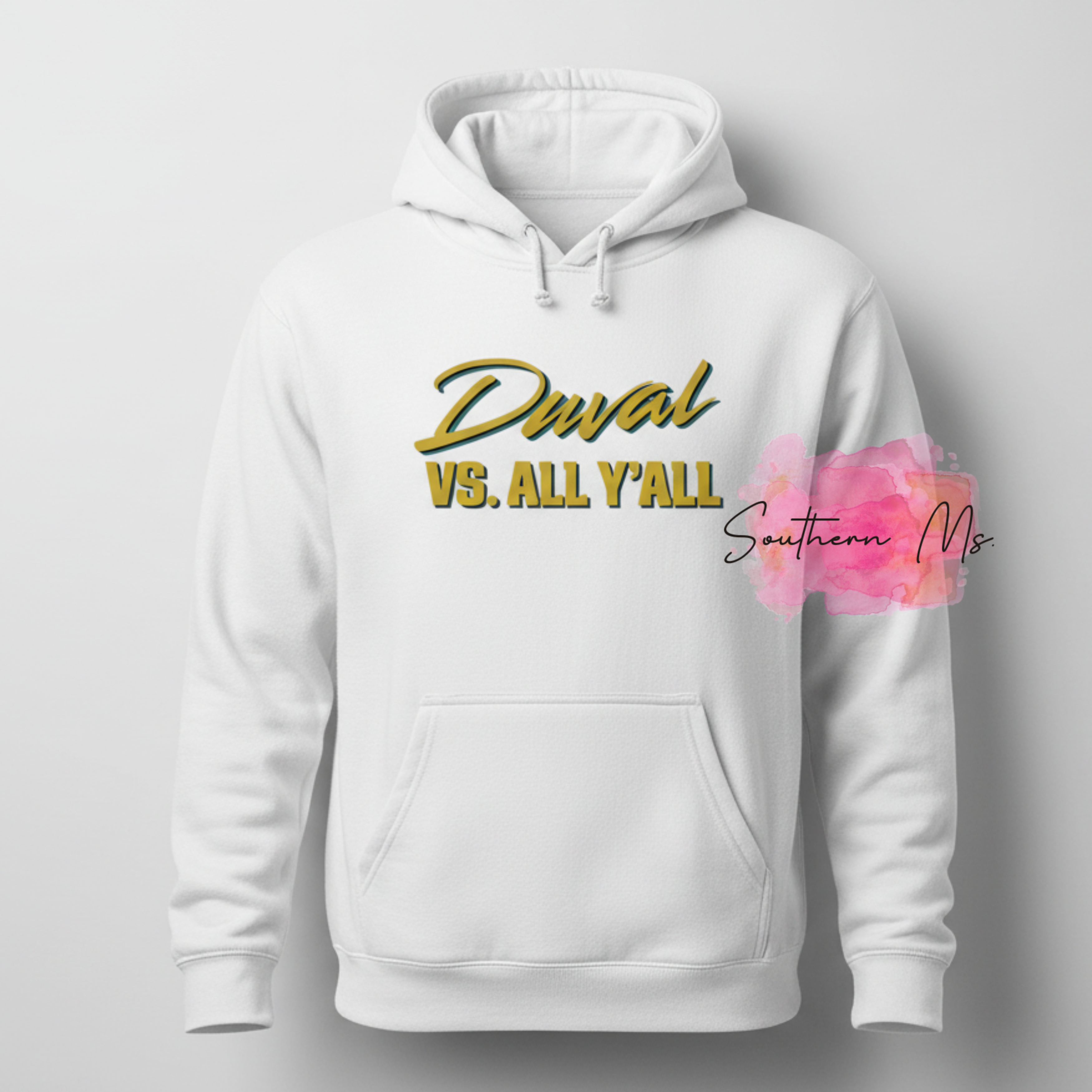 Duval vs All Y’all Hoodie | Jacksonville Football Fan Hoodie | Duval County Pride Sweatshirt