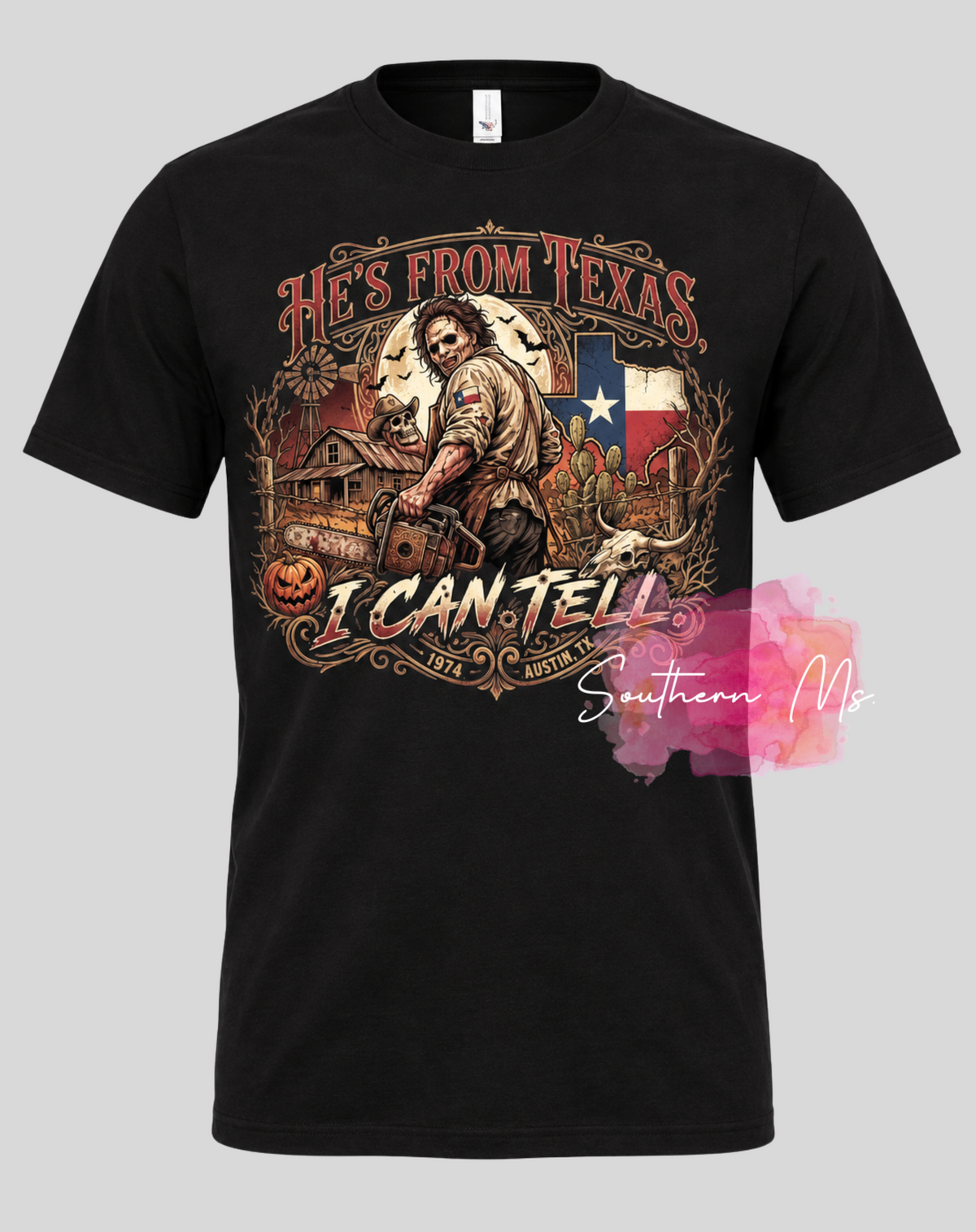He’s From Texas, I Can Tell | Vintage Western Horror Apparel