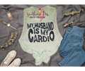 "My Husband Is My Cardio" Sassy Workout Muscle Tank Top