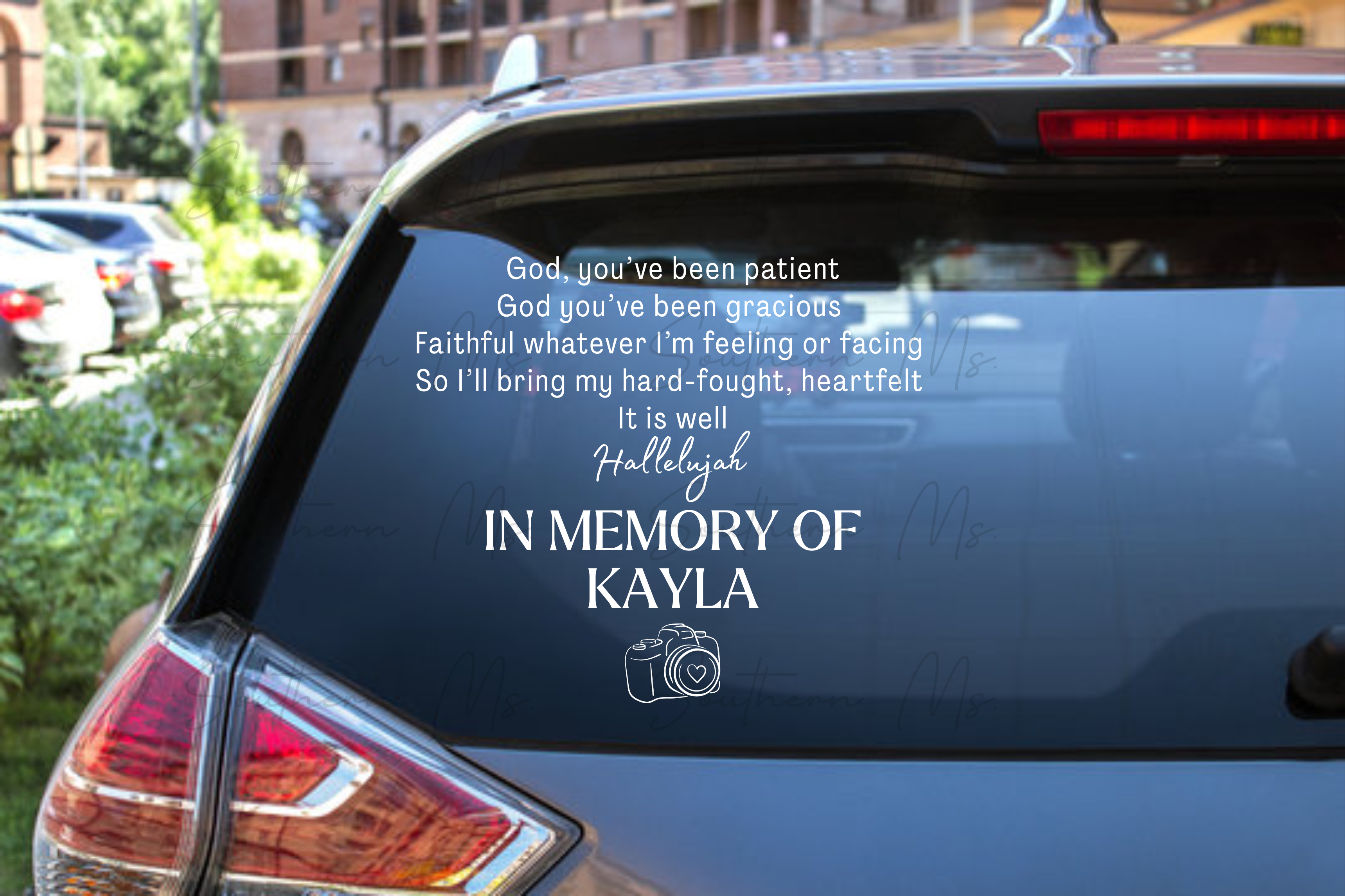 Kayla Bailey Memorial Waterproof Decal – Fundraiser for Her Children