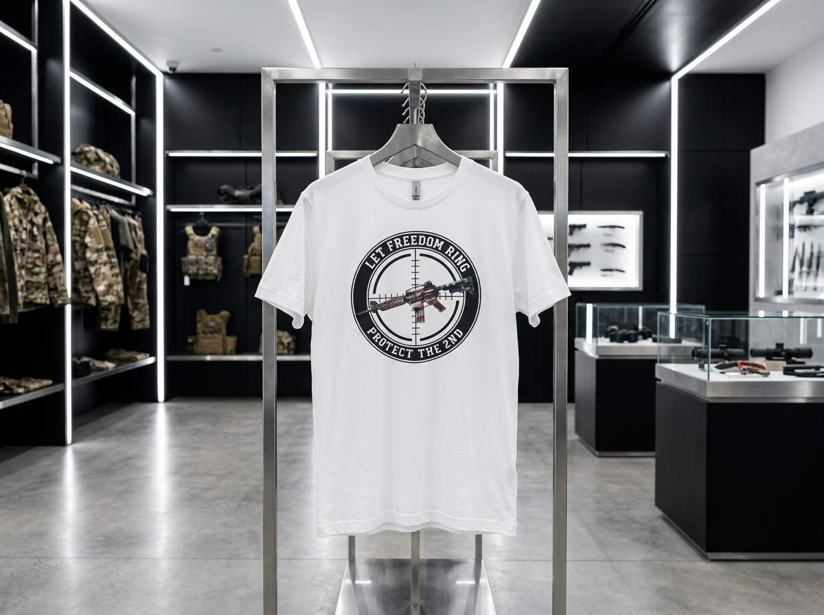 Let Freedom Ring – Protect the 2nd Patriotic Graphic T-Shirt | Second Amendment Shirt | American Freedom Tee