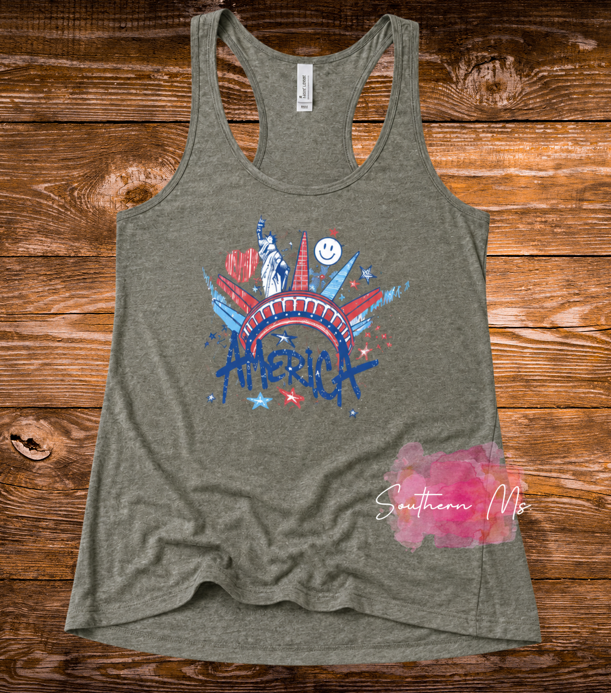 America Liberty Graffiti Patriotic Shirt