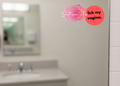 Lick My Vagina UV Sticker | Bold Feminine Sexuality Decal | Waterproof Adult Humor Sticker for Laptops, Mirrors & Gifts