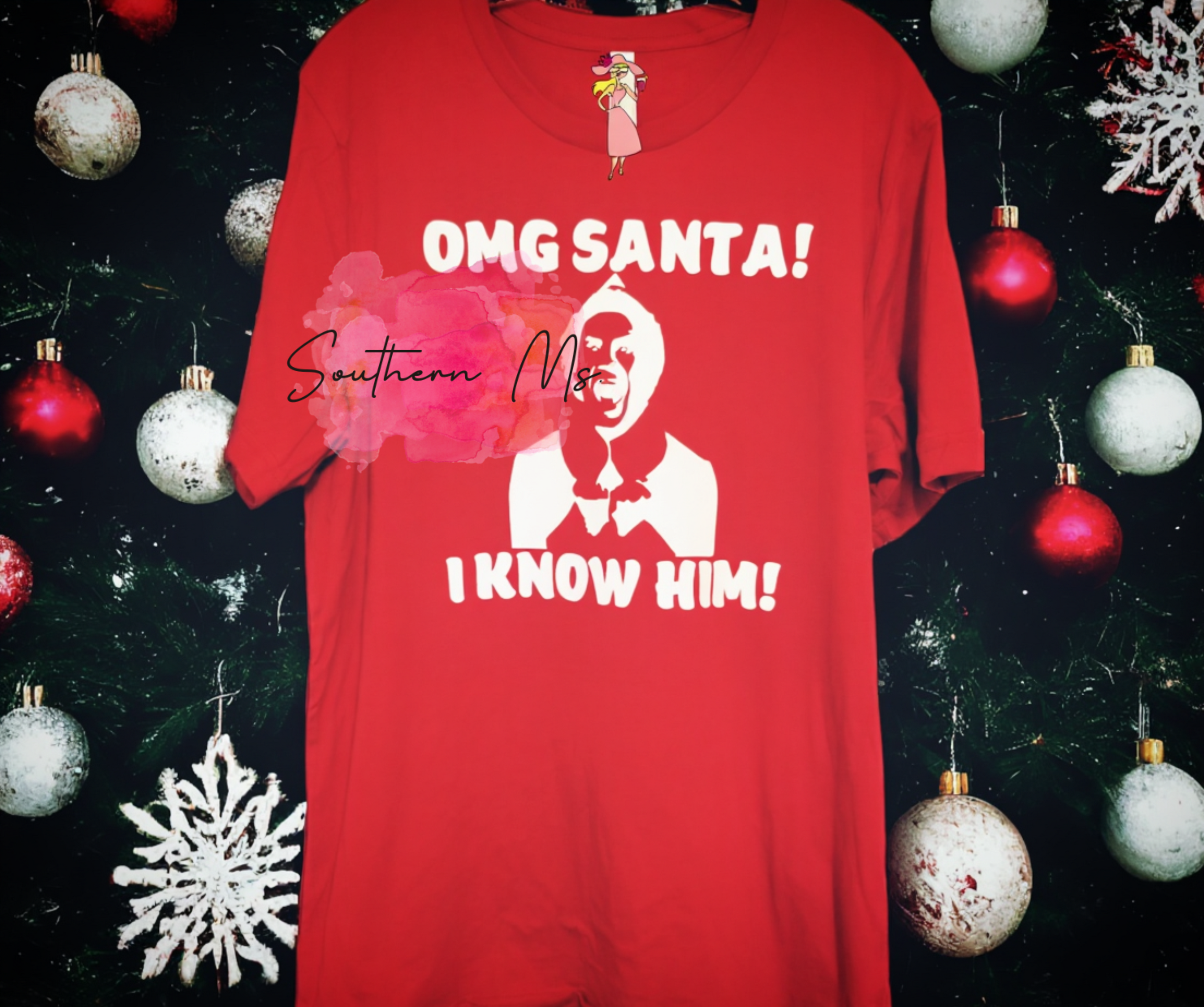 "OMG Santa! I KNOW HIM!" Elf Movie Quote T-Shirt