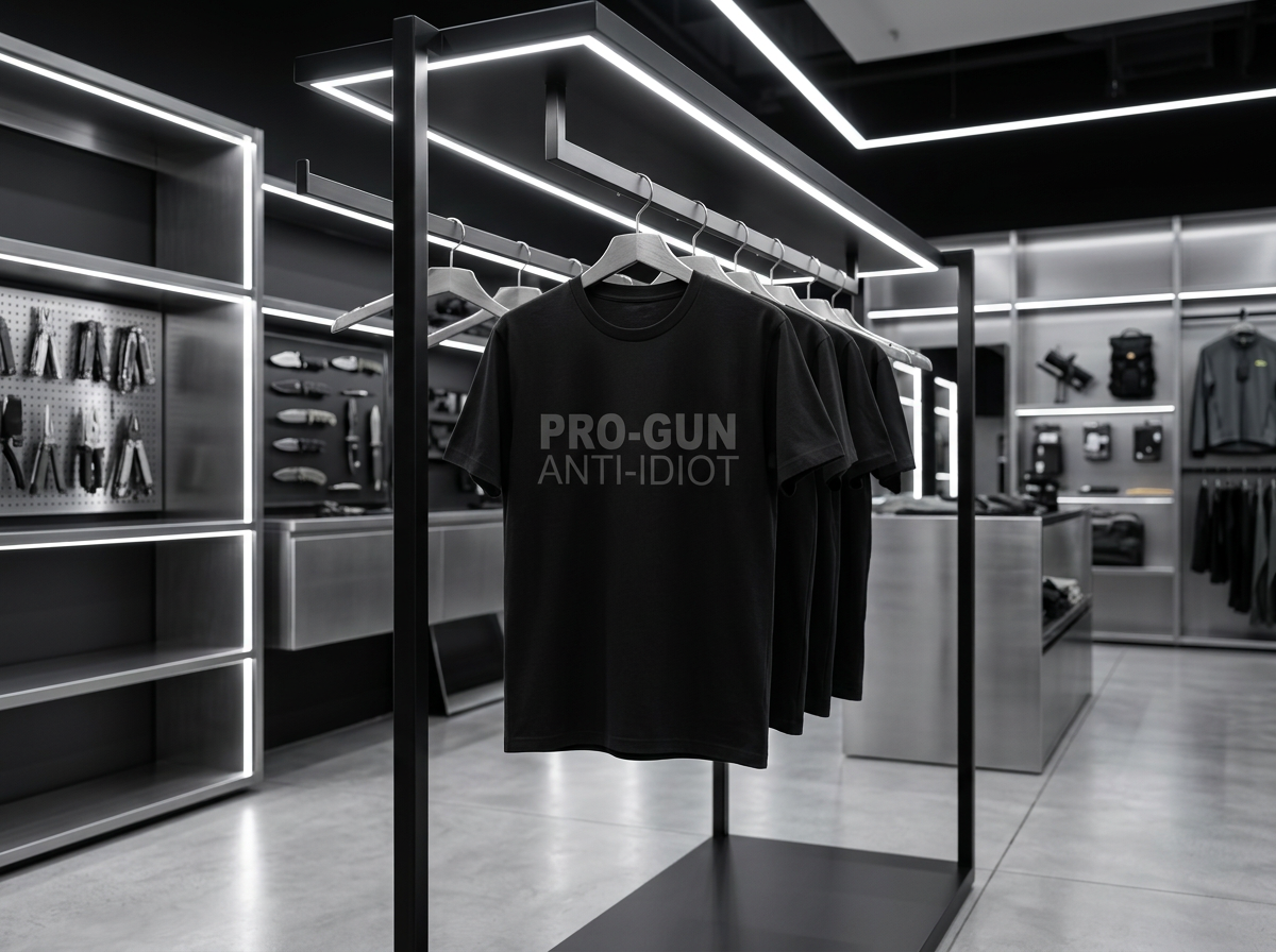 Pro-Gun Anti-Idiot T-Shirt | Funny 2A Rights Graphic Tee