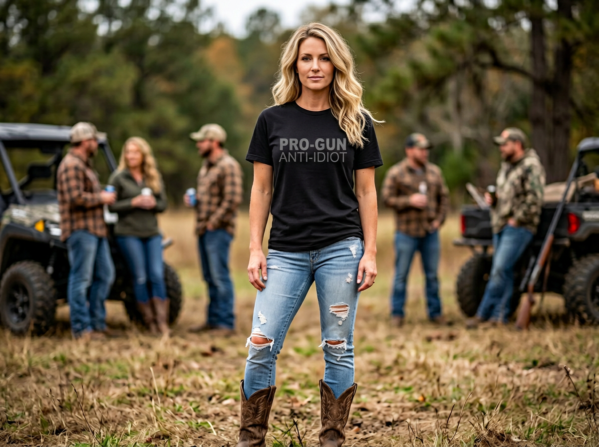 Pro-Gun Anti-Idiot T-Shirt | Funny 2A Rights Graphic Tee