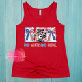 Red White & Feral Patriotic Raccoon Apparel