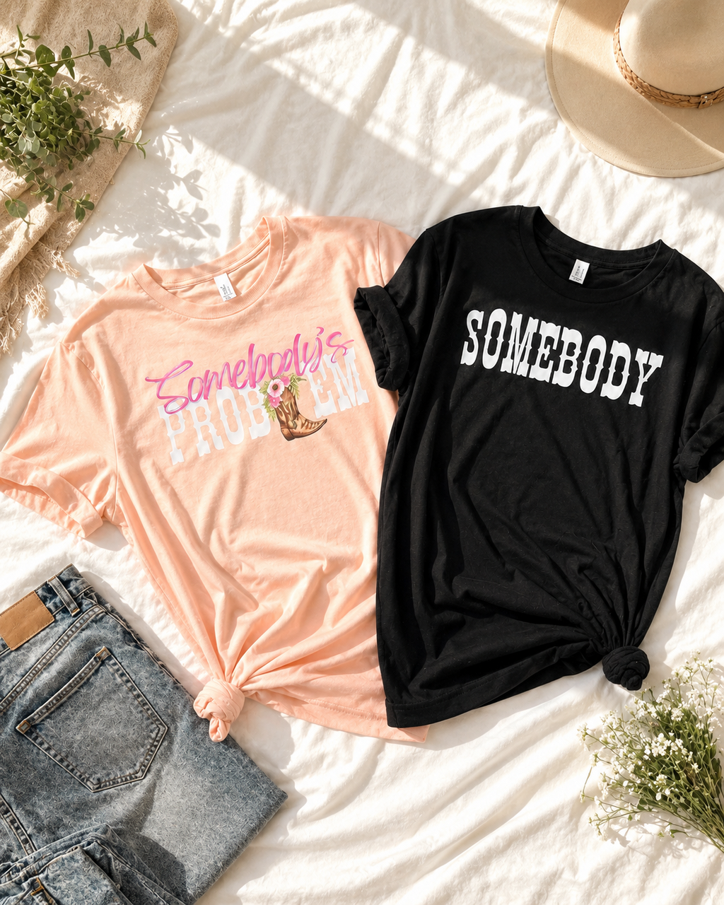 Somebody's Problem Western Cowgirl Apparel 🤠 🌸