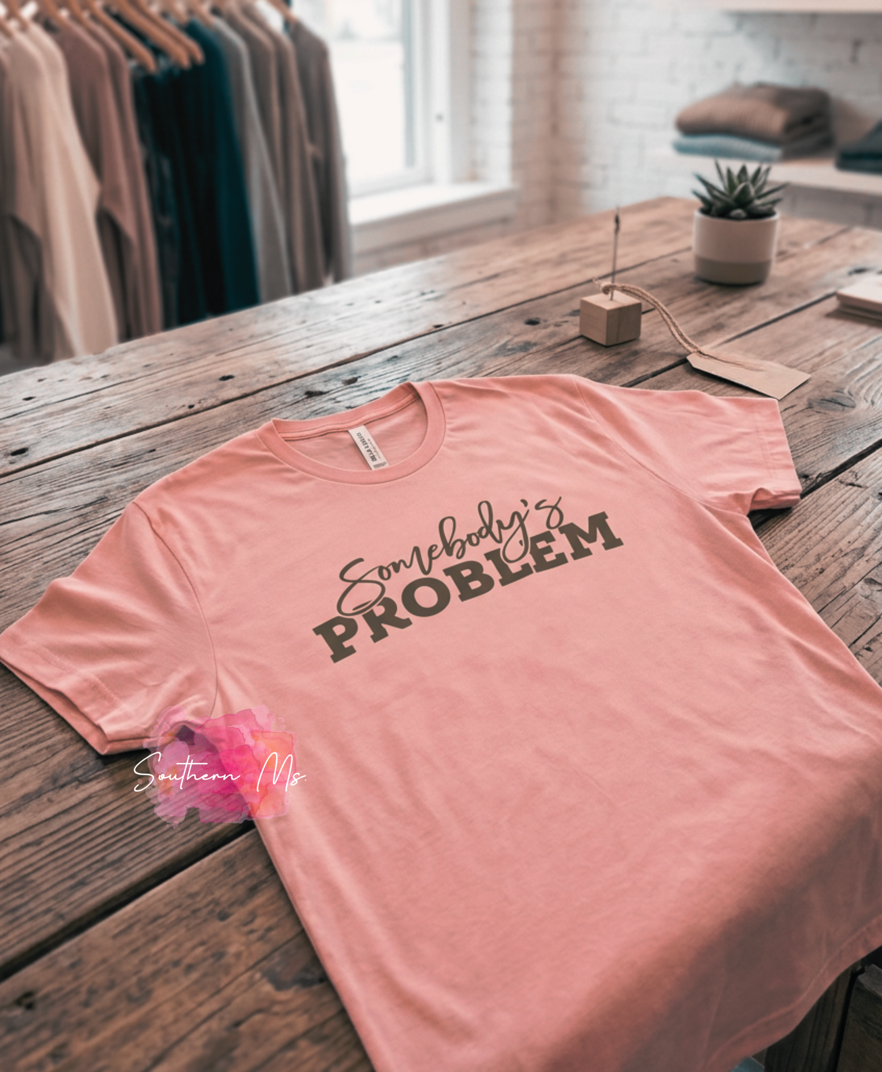 "Somebody" & "Somebody's Problem" Couples T-Shirt Set | Matching Graphic Tees | Sassy Friend Group Summer Outfits