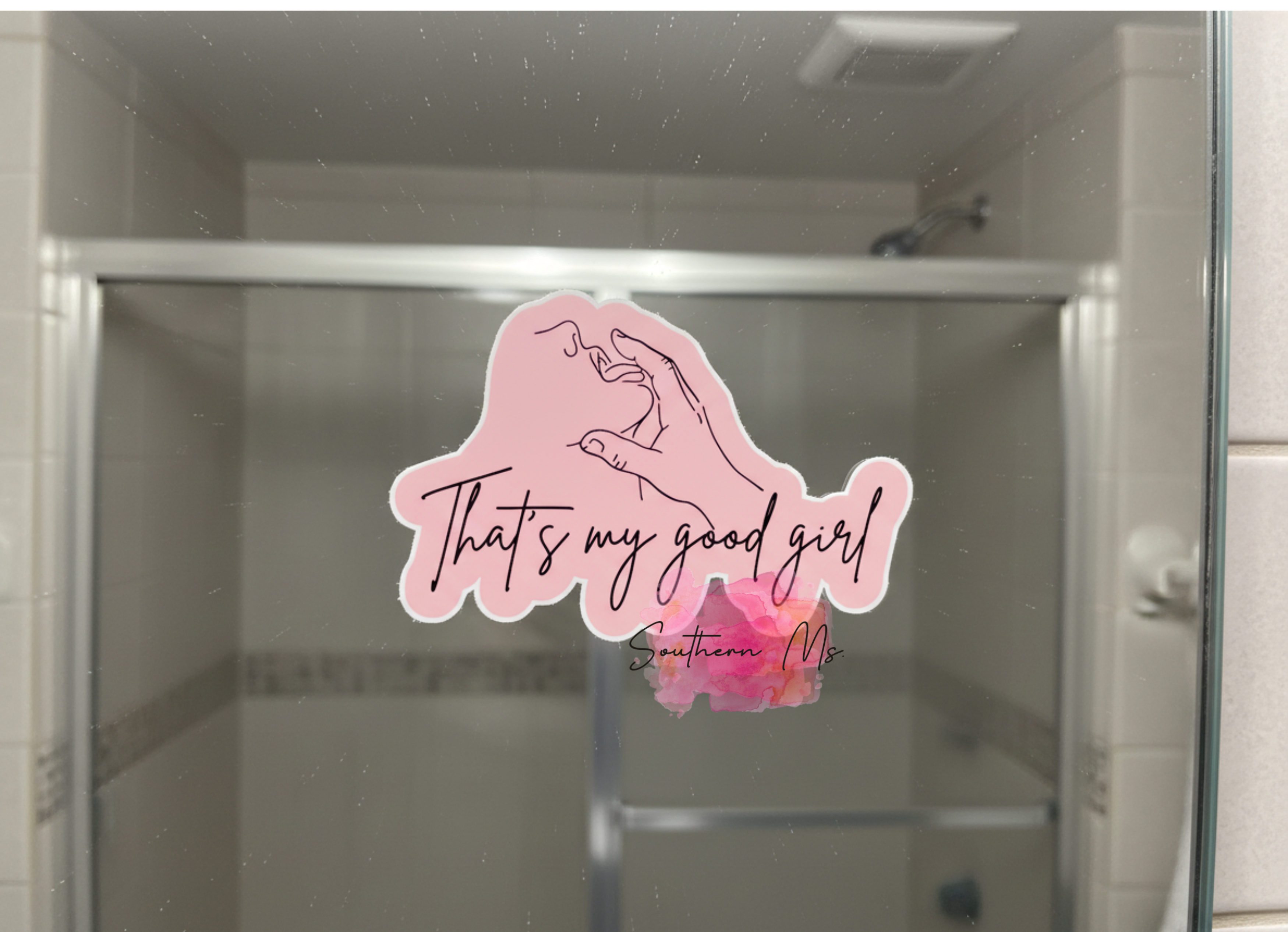 That’s My Good Girl UV Sticker | Spicy Line Art Decal | Waterproof Adult Humor Sticker for Mirrors, Laptops & Tumblers