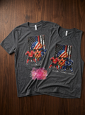 USA Hockey Patriotic Muscle Tank | American Flag Hockey Mask Graphic Tee | First Responder Thin Blue & Red Line Hockey Shirt | Southern Ms Crafty Creations