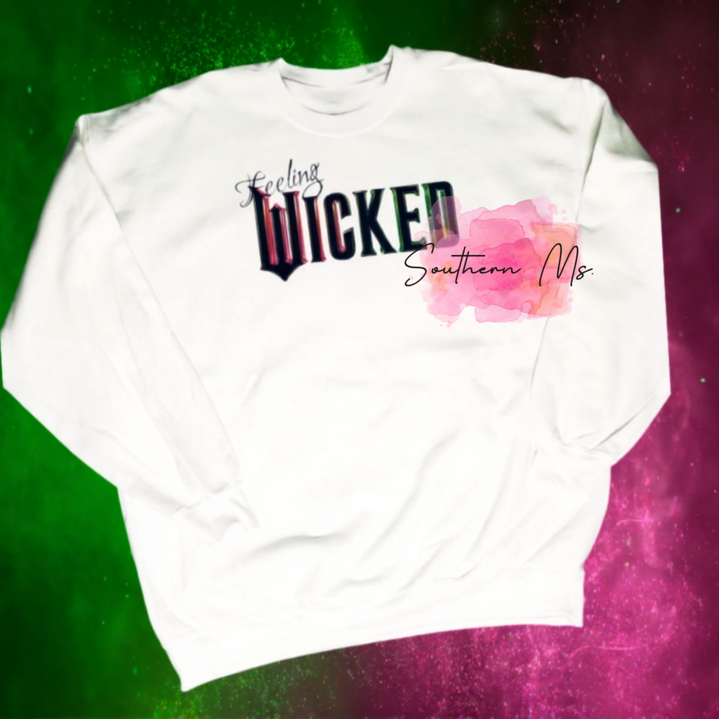 "Feeling Wicked" Broadway-Inspired Long Sleeve Tee Shirt
