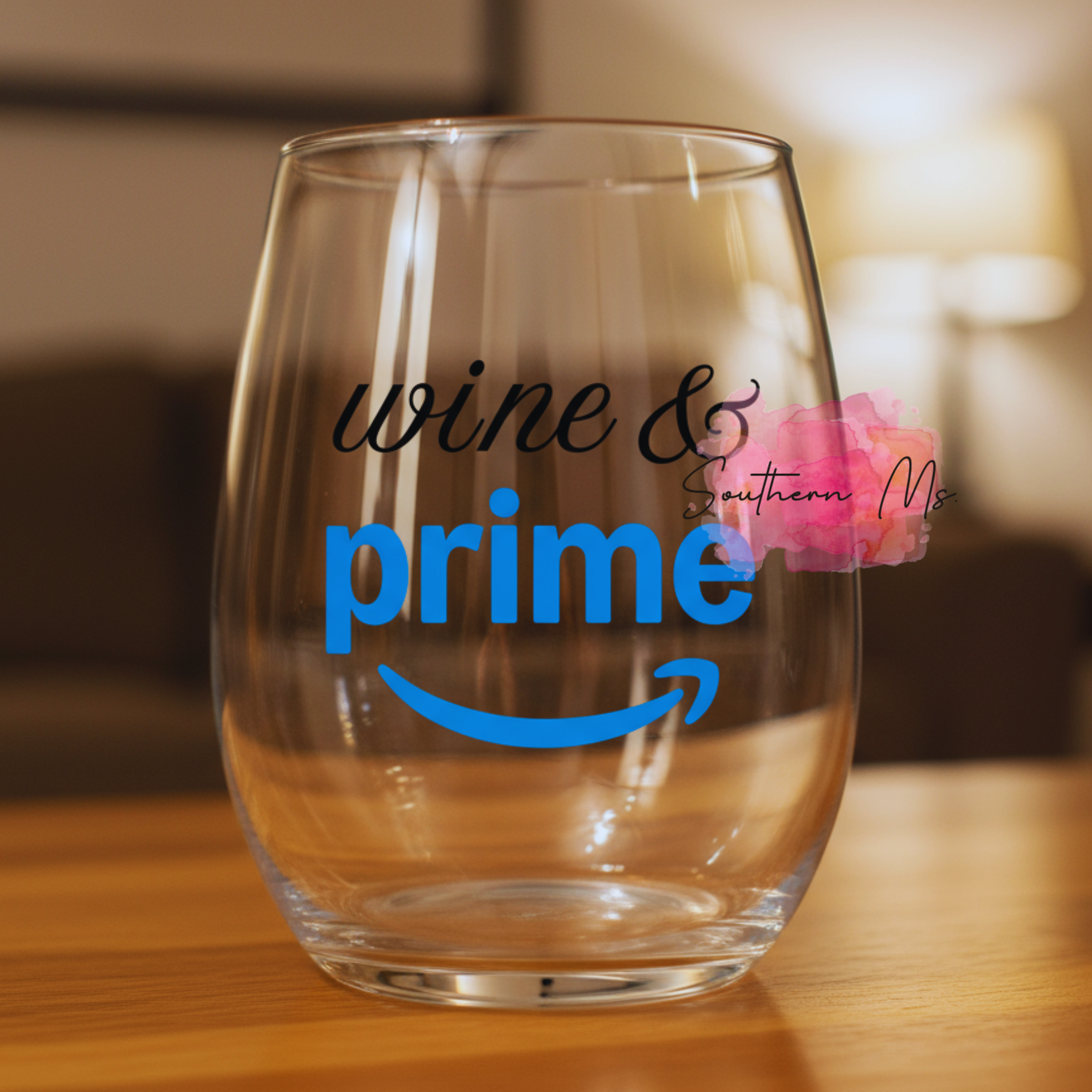 Wine & Prime Stemless Wine Glass